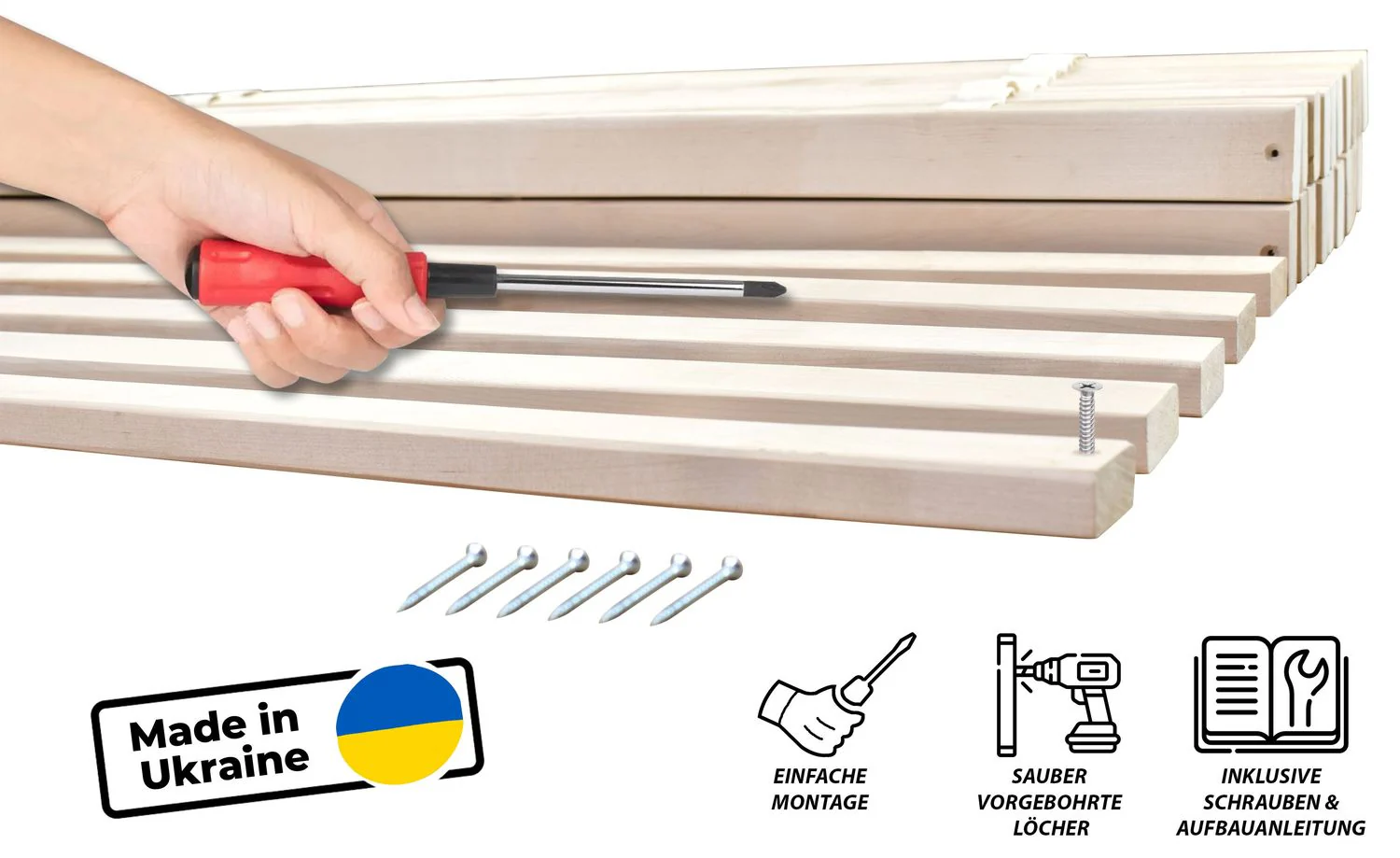B-WARE Coemo Rollrost 25 ! extrastabile Leisten - Image 3