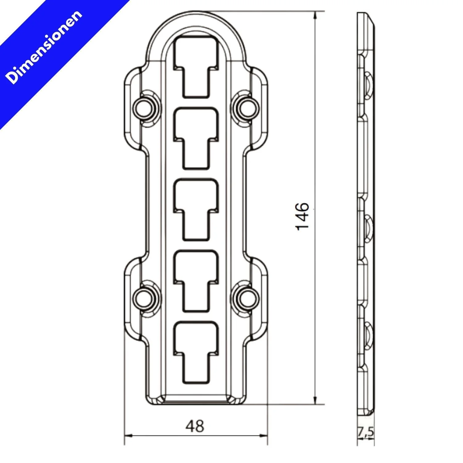 Coemo 2 Stk 5-fach höhenverstellbarer Auflagewinkel für Lattenrost - Image 6