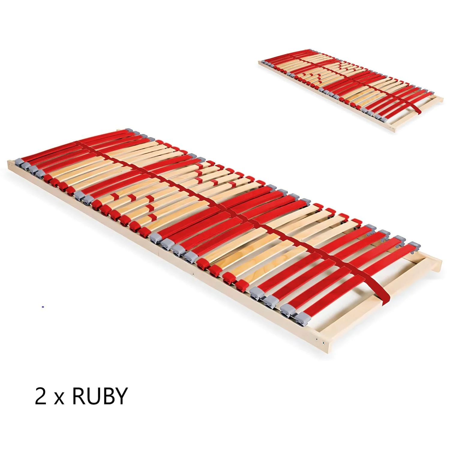 Coemo 2 Stk. Lattenrost RUBY Härtegrad verstellbar 28 Leisten 7 Zonen - Image 19
