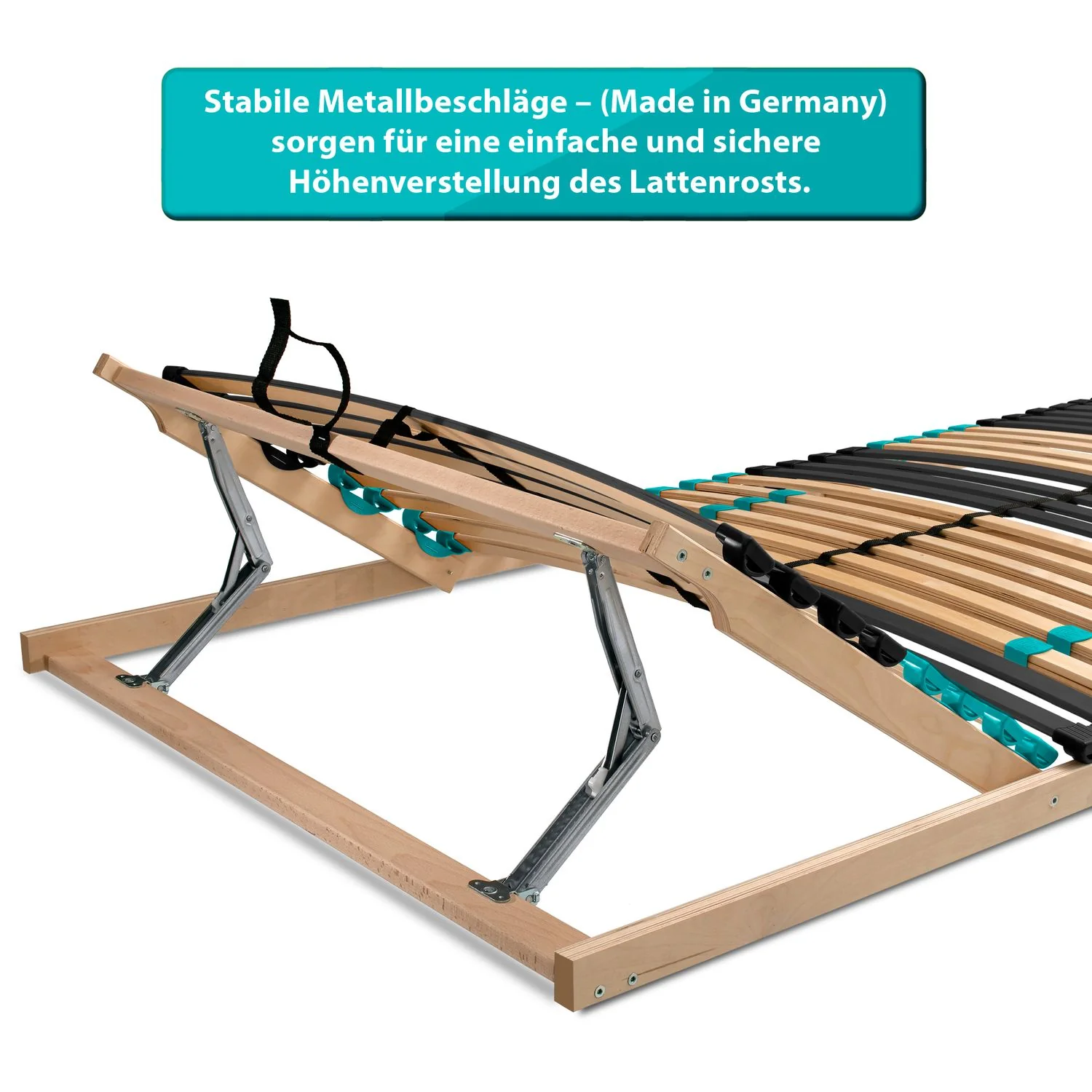 Coemo 7-Zonen Lattenrost DRÖMSON 28 Federleisten starr oder verstellbar in vielen Größen - Image 165