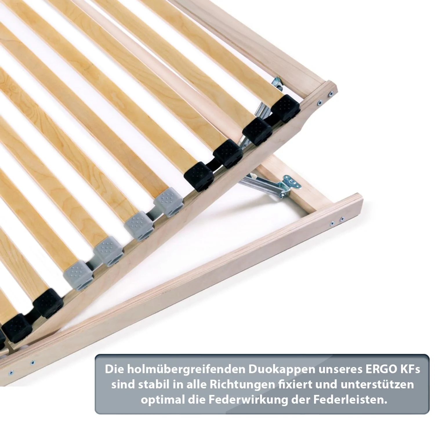 Coemo 7 -Zonen Lattenrost Ergo KF mit Kopf- & Fußteilverstellung Härtegradverstellung - Image 22