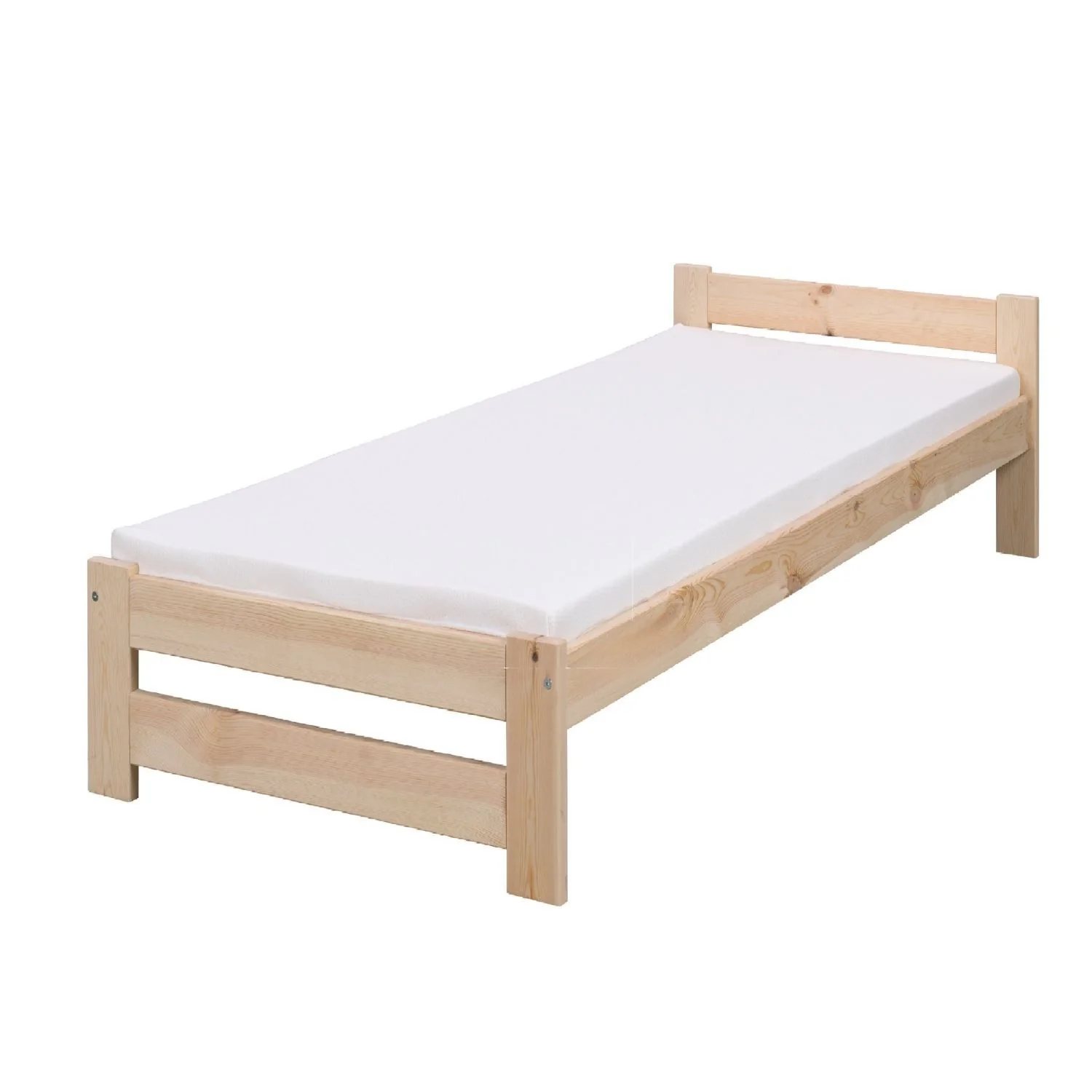 Coemo Bett Classico Holzbett Bettgestell mit Lattenrost Massivholz Kiefer - Image 24