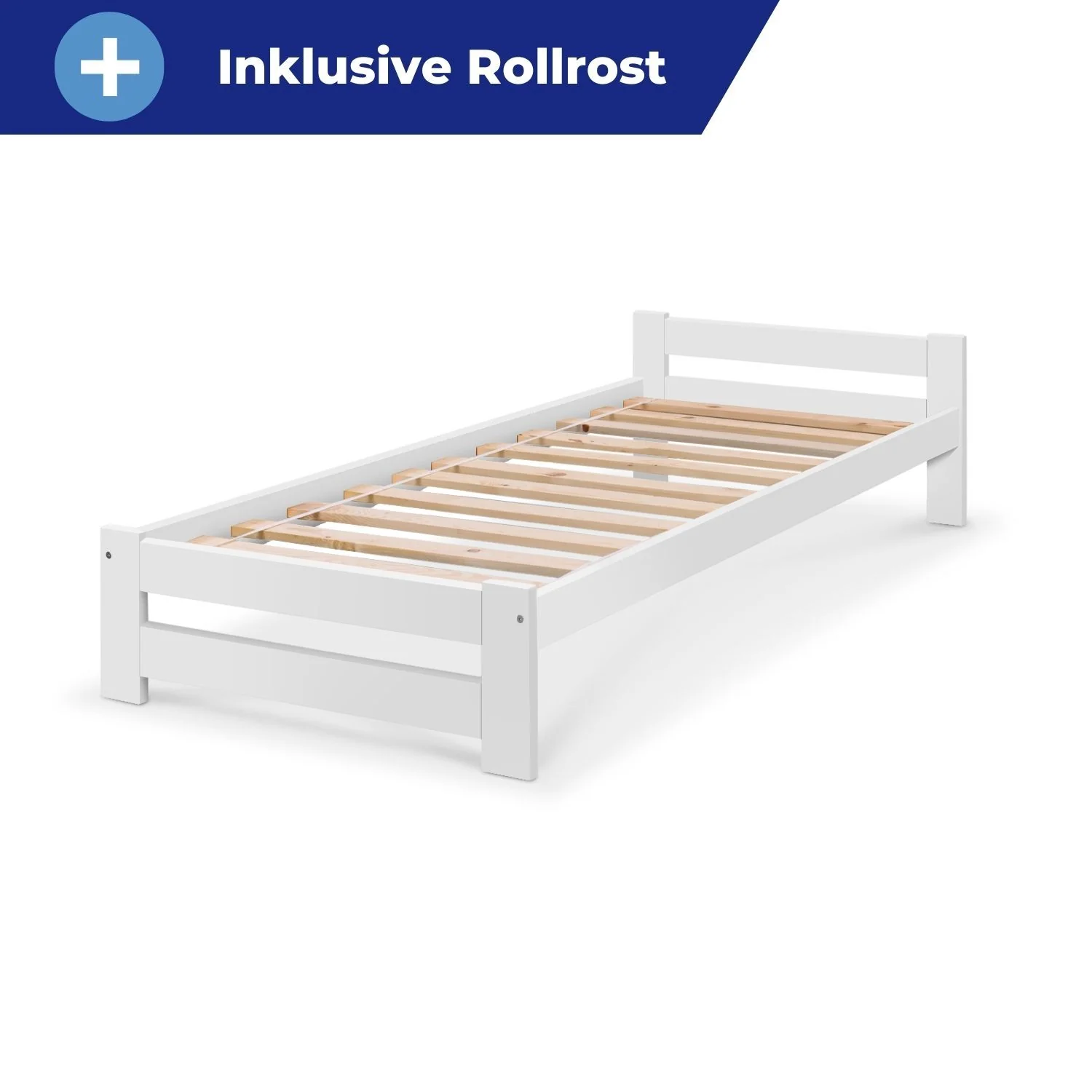 Coemo Bett Classico Holzbett Bettgestell mit Lattenrost Massivholz Kiefer - Image 31