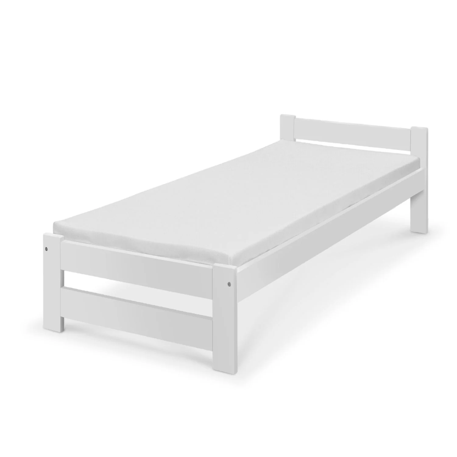 Coemo Bett Classico Holzbett Bettgestell mit Lattenrost Massivholz Kiefer - Image 33