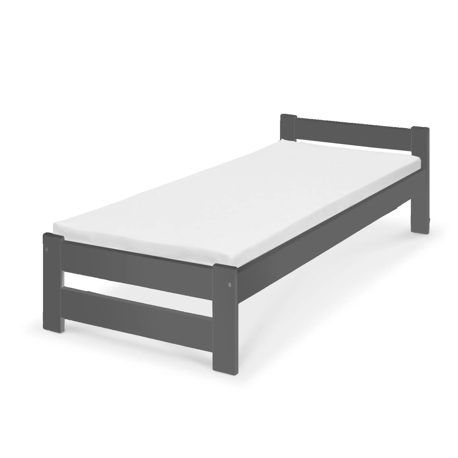 Coemo Bett Classico Holzbett Bettgestell mit Lattenrost Massivholz Kiefer - Image 49
