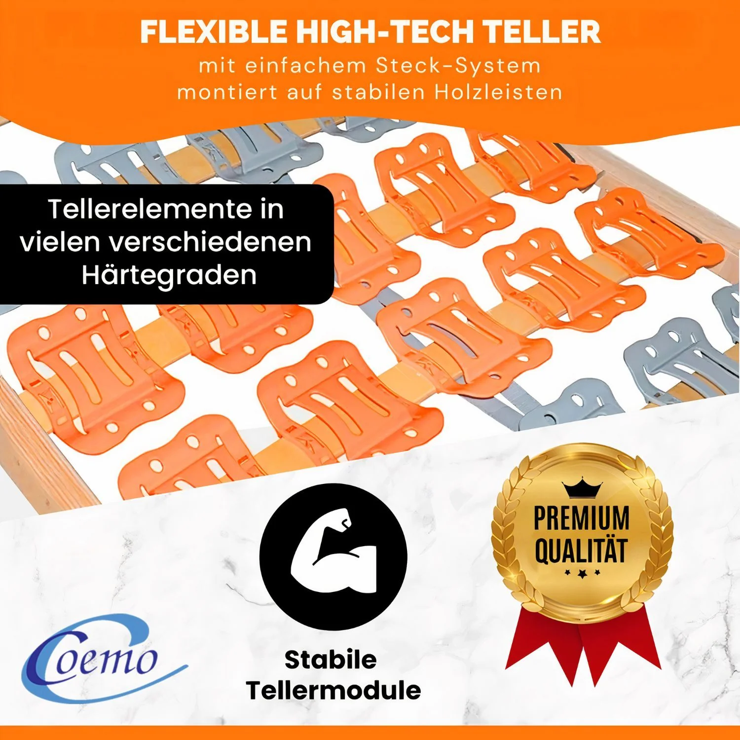 Coemo CubiFlex Tellerlattenrost 7 Zonen - Image 12