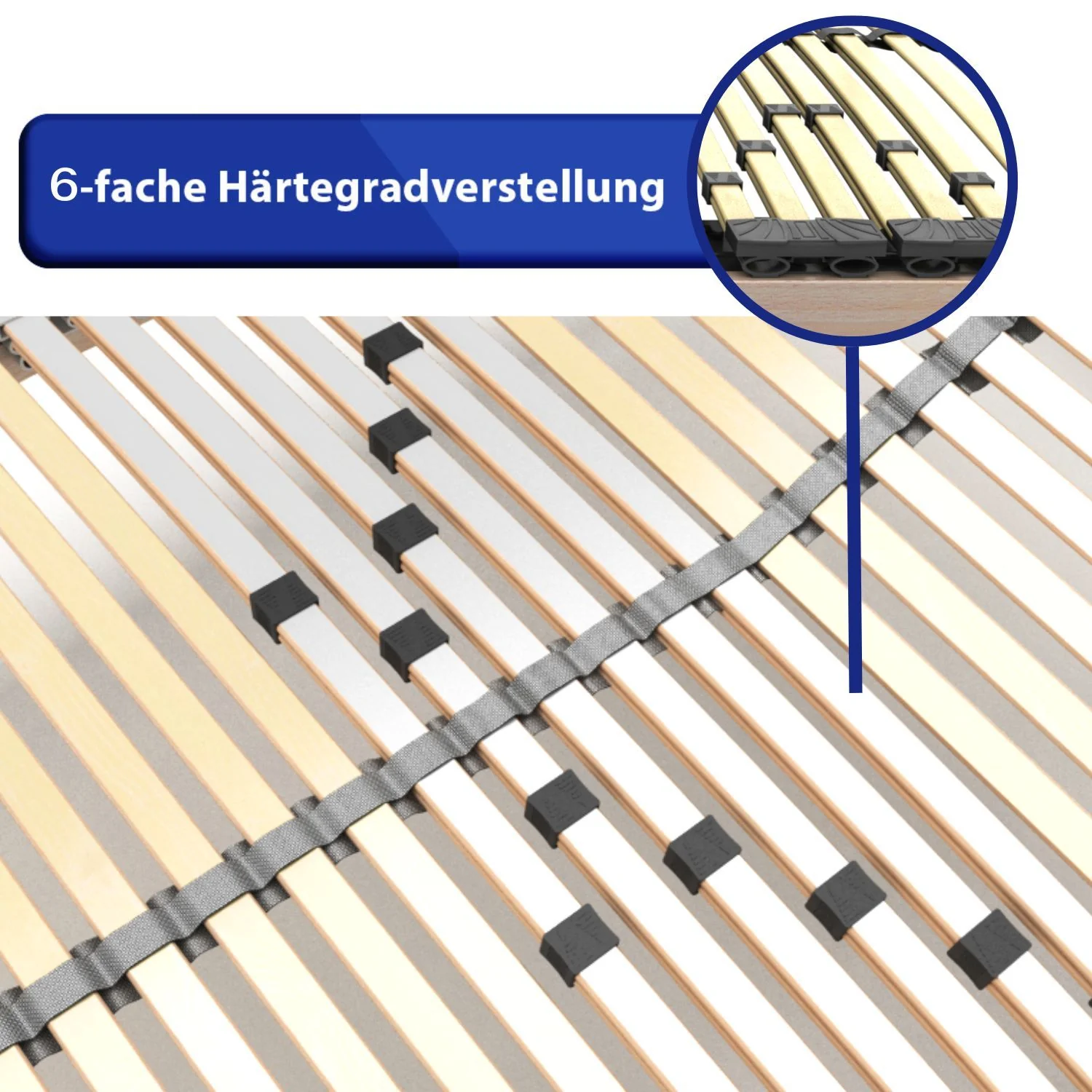 Coemo elektrischer Lattenrost PREMIUM 42 Leisten, Kopf- und Fußteil verstellbar, Bausatz - Image 5
