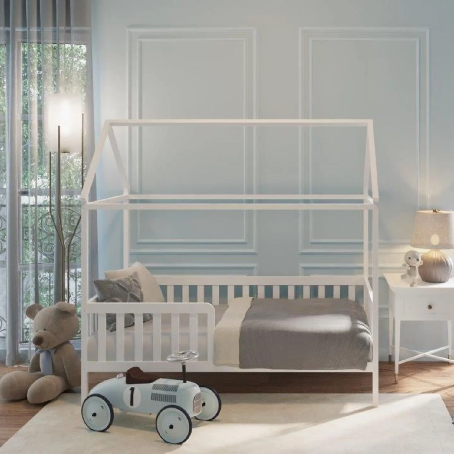 Coemo Hausbett HOME mit Lattenrost, Rausfallschutz 2 Größen - Image 3