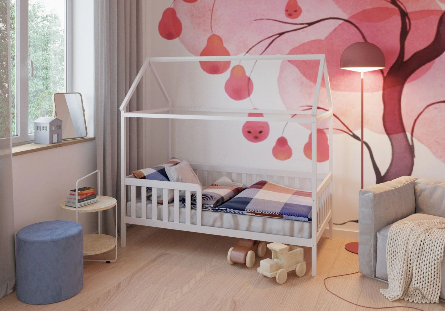 Coemo Hausbett HOME mit Lattenrost, Rausfallschutz 2 Größen - Image 6