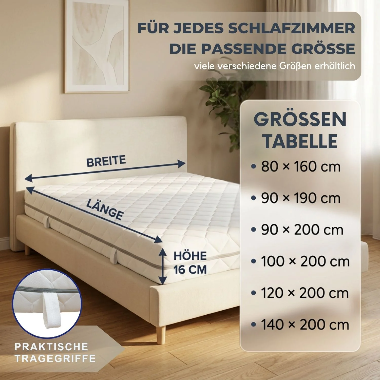 Coemo Kindermatratze Somi 7 Zonen - Jugendmatratze Wendematratze H2 und H3 - Image 5
