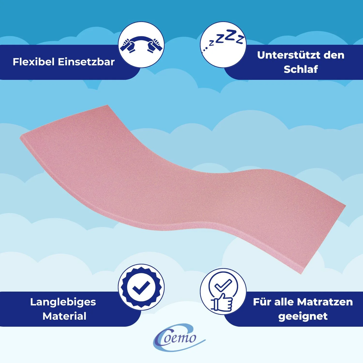 Coemo Komfortschaum Topper Sogni - Image 2