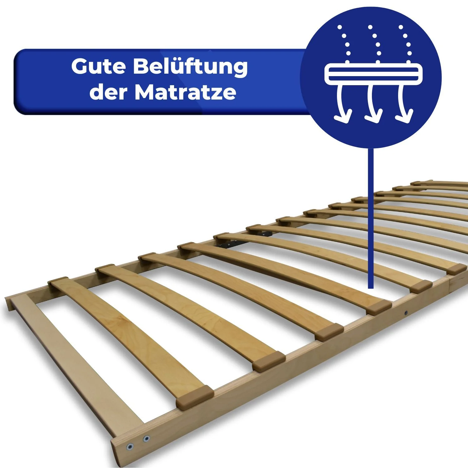 Coemo Lattenrost FIX mit 13 Federleisten - nicht verstellbar - Image 3