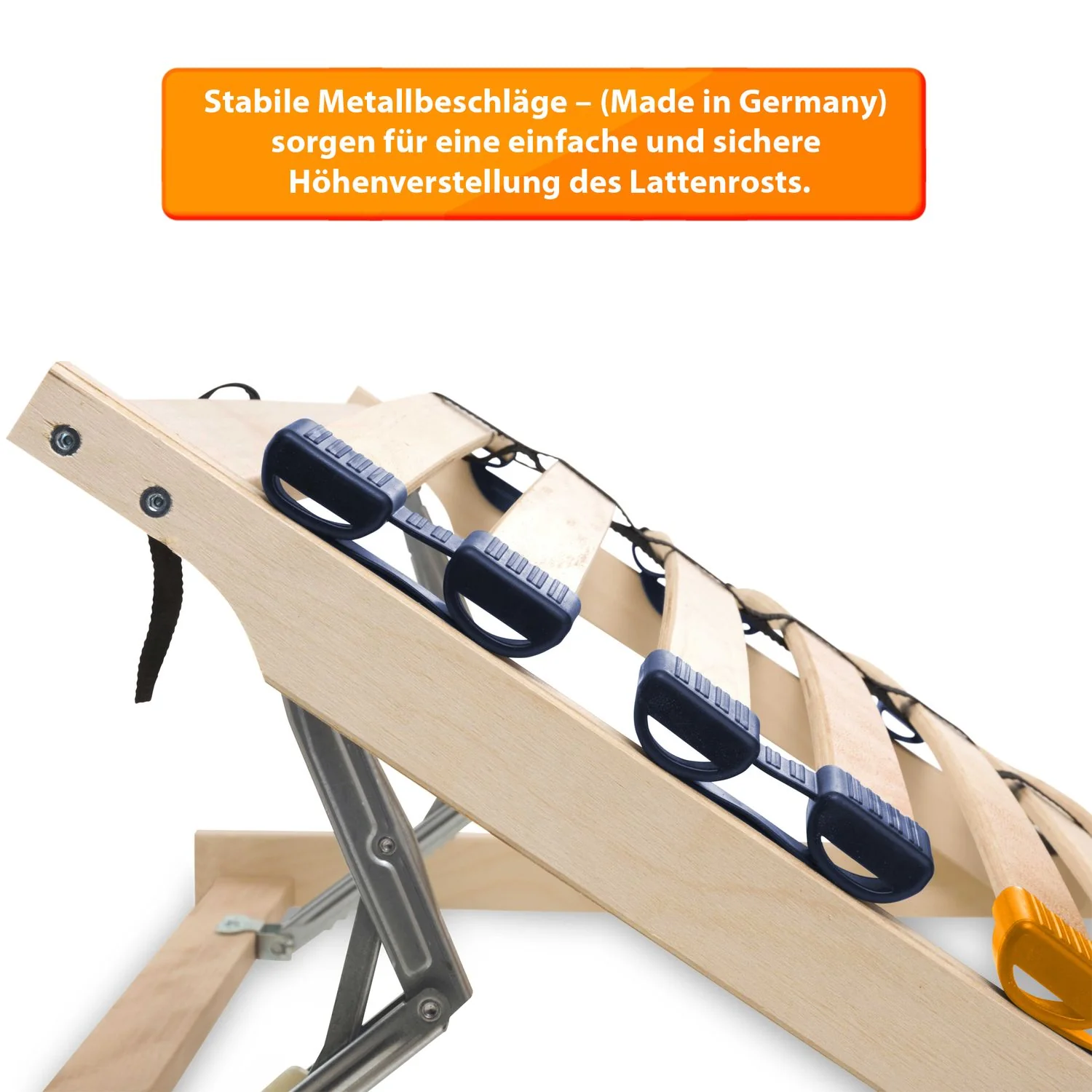 Coemo Lattenrost Multira starr oder verstellbar mit 28 Federleisten 7 - Zonen - Image 17