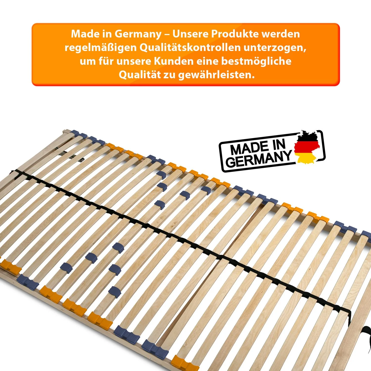 Coemo Lattenrost Multira starr oder verstellbar mit 28 Federleisten 7 - Zonen - Image 3