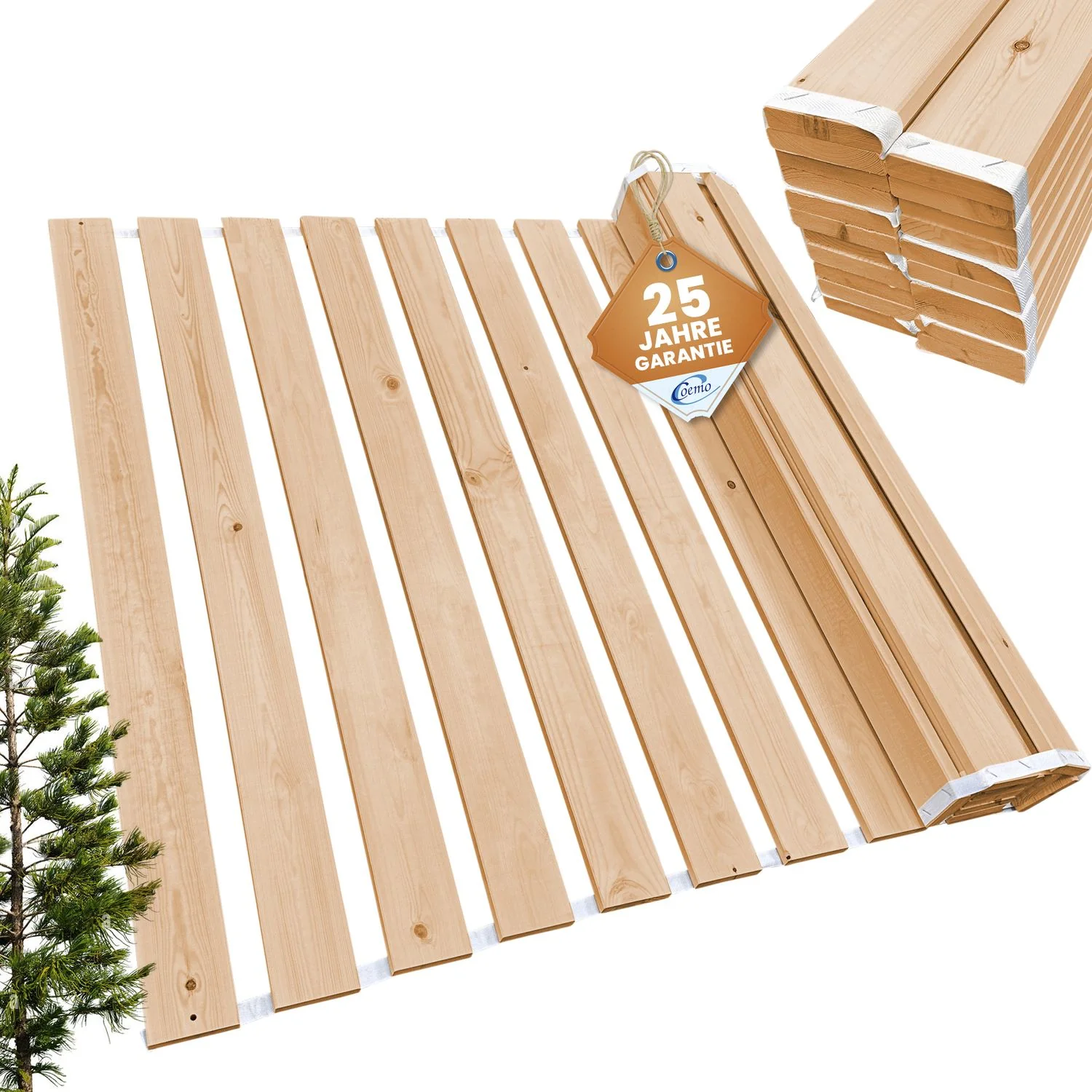 Coemo Rollrost Romo 15 - 22 Leisten Nordische Kiefer - Image 8