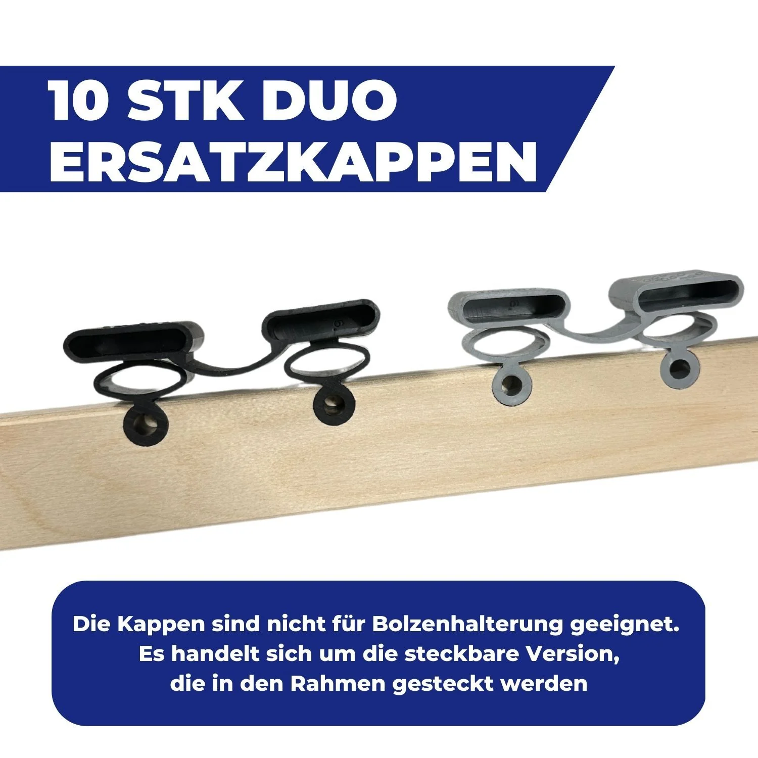 Coemo Set 10 Stk Kappen Duo für Lattenroste Ersatzkappen - Image 4