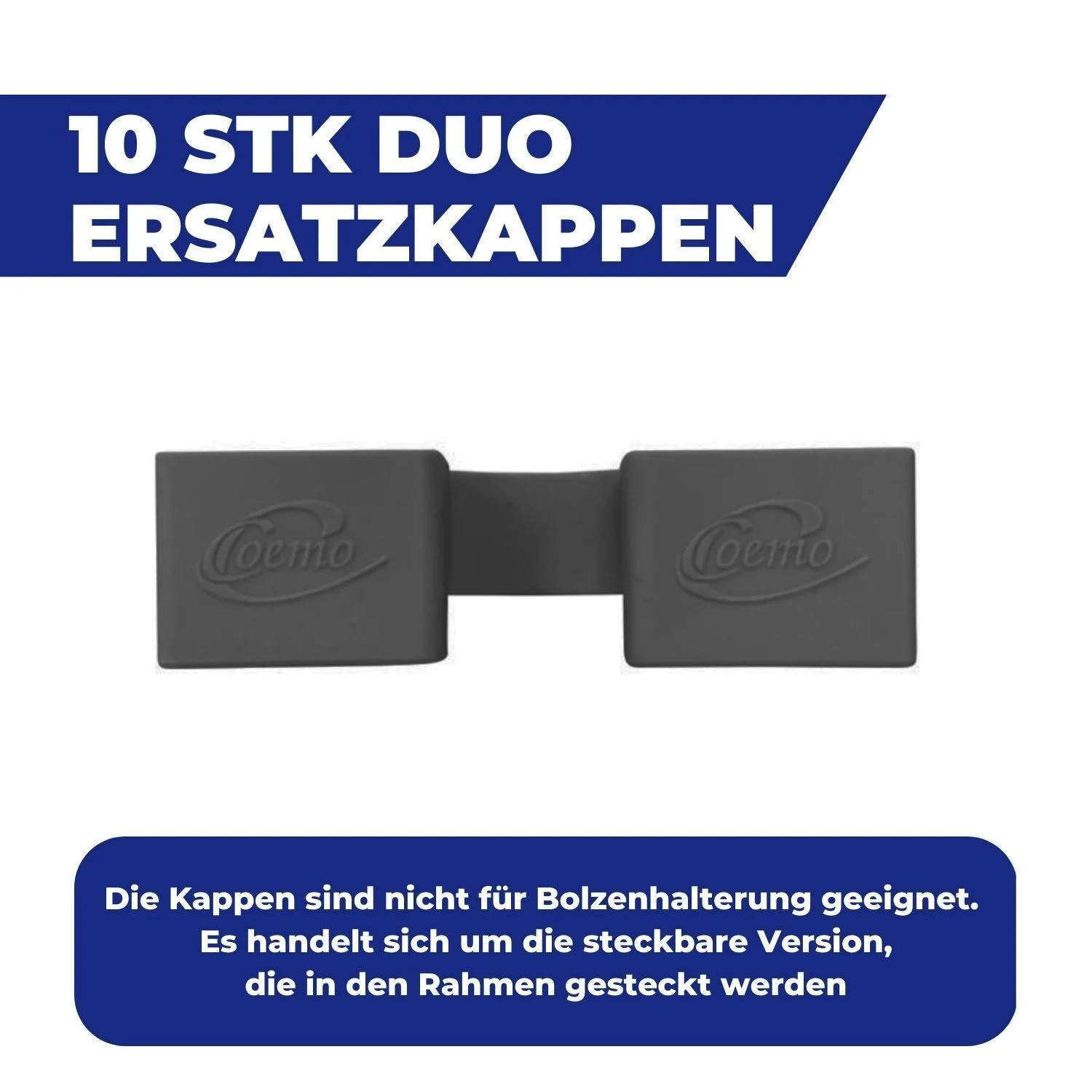 Coemo Set 10 Stk Kappen Duo für Lattenroste Ersatzkappen - Image 9