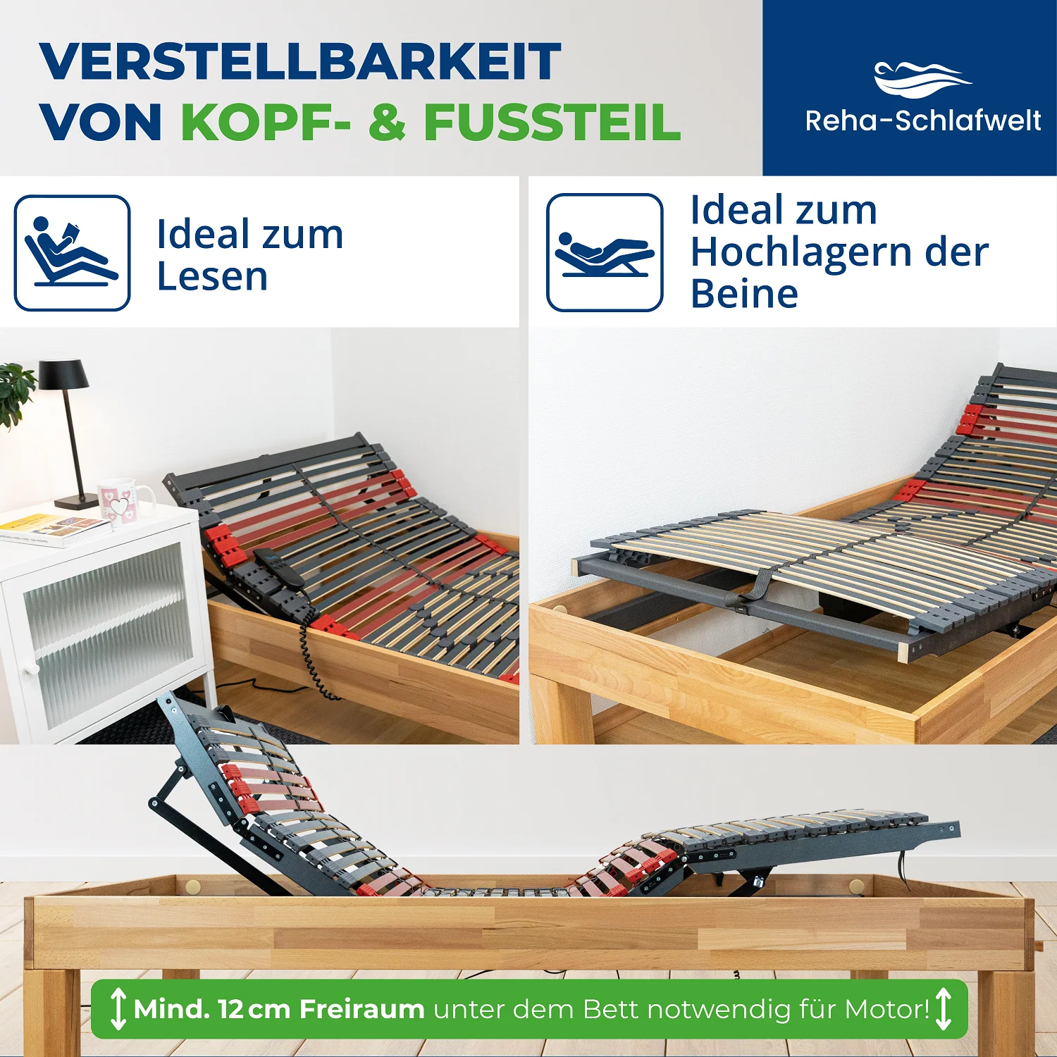 Reha-Schlafwelt elektrischer Lattenrost RELAXANA KF mit Motor - Image 15