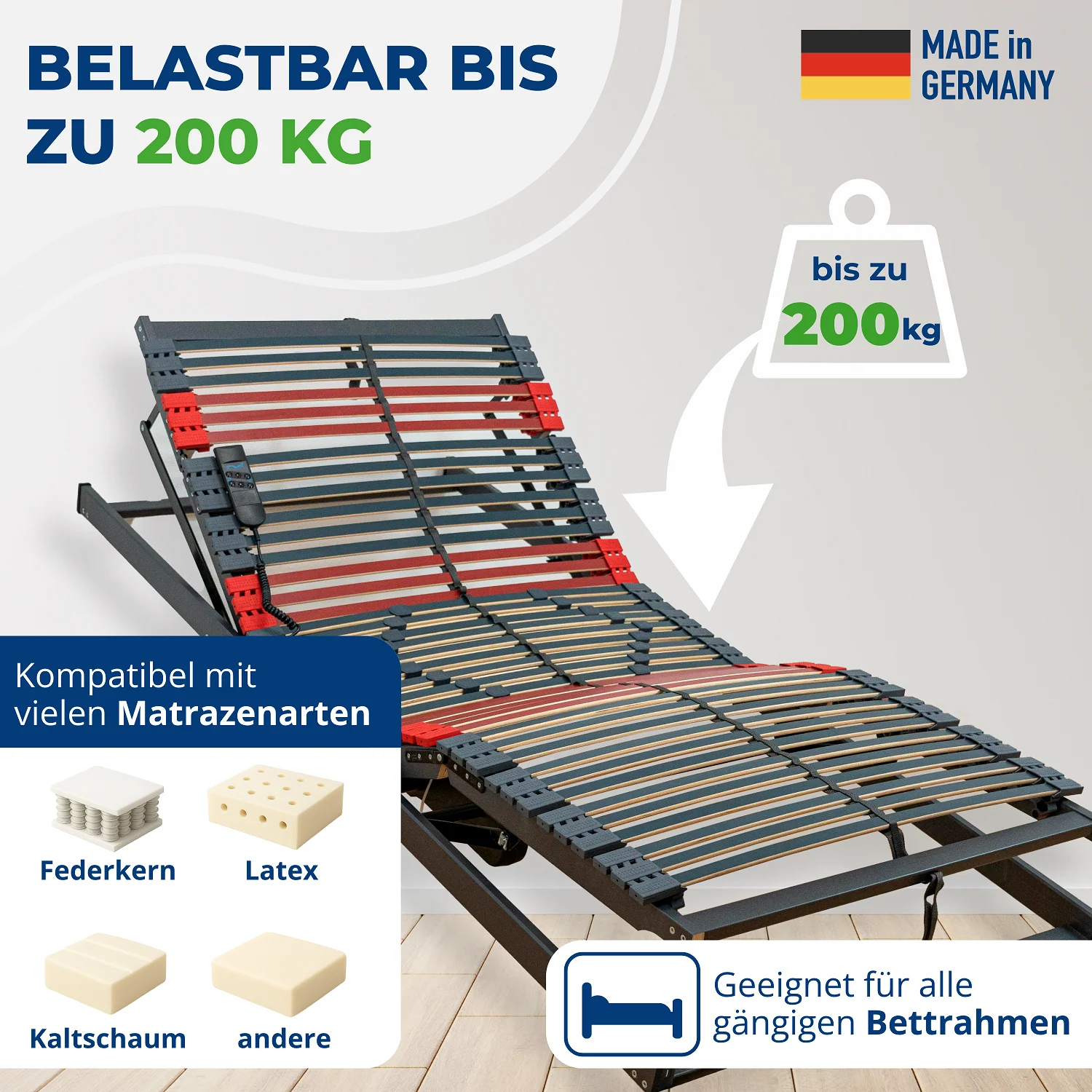 Reha-Schlafwelt elektrischer Lattenrost RELAXANA KF mit Motor - Image 7