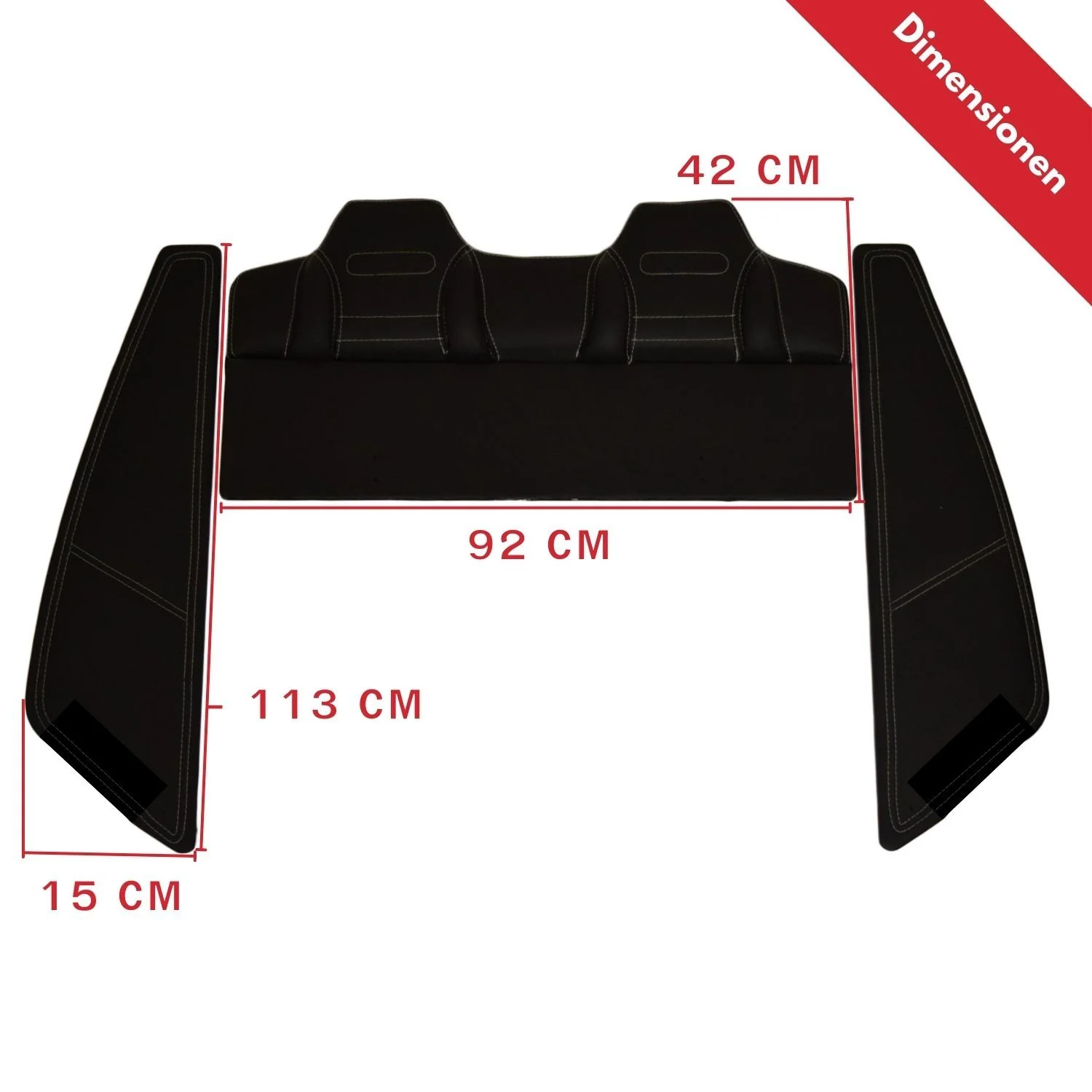 Rückenpolster Sportpack - Set 3-tlg. für Autobett TURBO V2 - Image 6